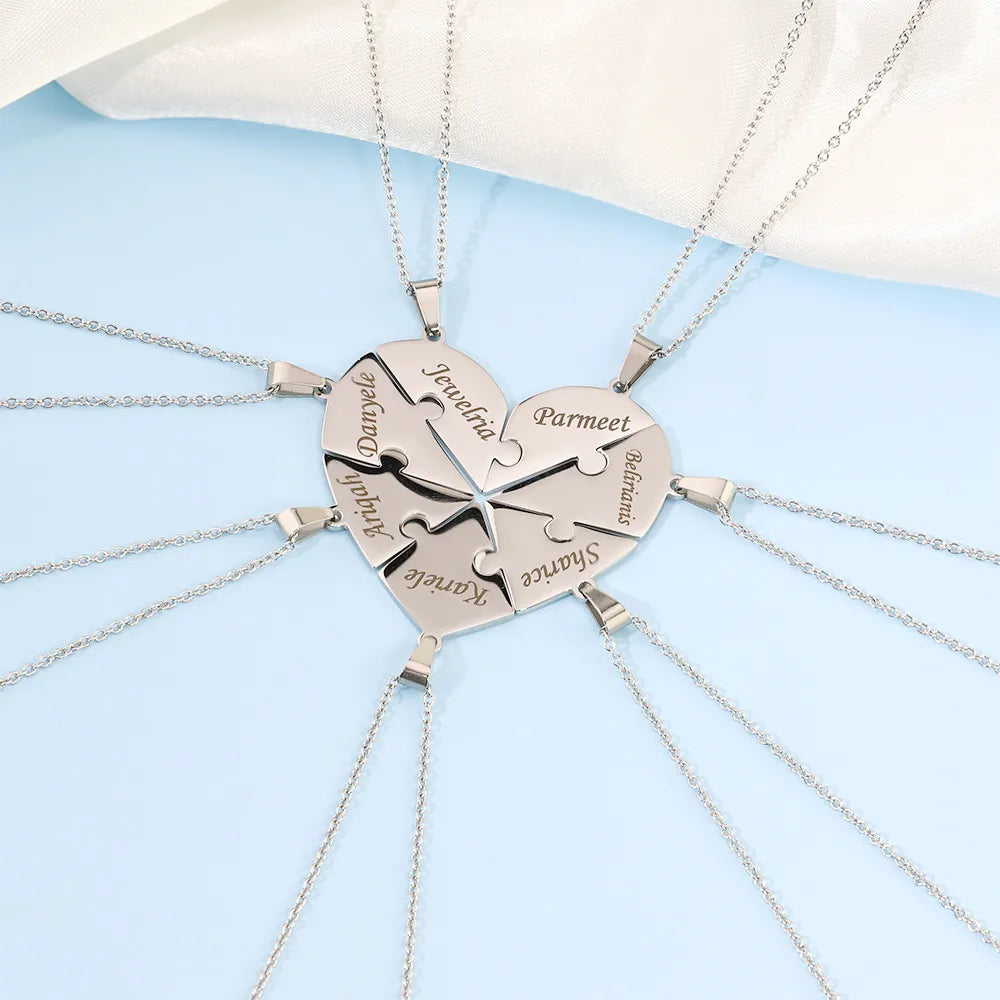 Legami™ - Collana puzzle famiglia personalizzata